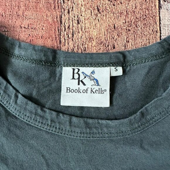 Book of Kells Celtic graphic print long sleeve t-shirt women's small - Picture 2 of 9